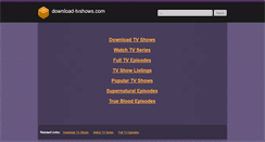Desktop Screenshot of bones.download-tvshows.com