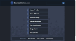Desktop Screenshot of powerrangers.download-tvshows.com